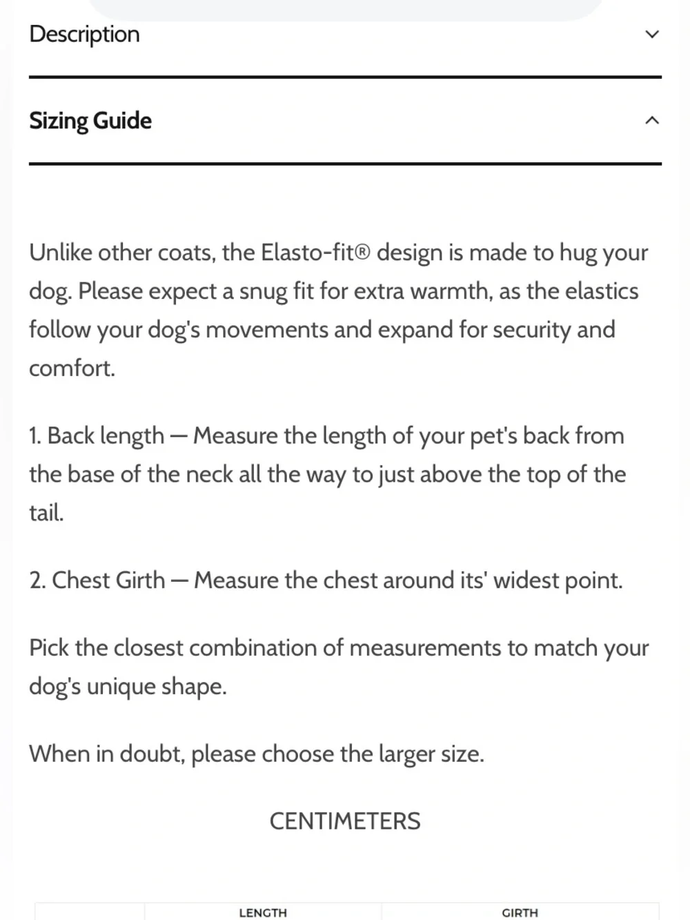 GF PET Alpine Puffer Dog Jacket, size Large
